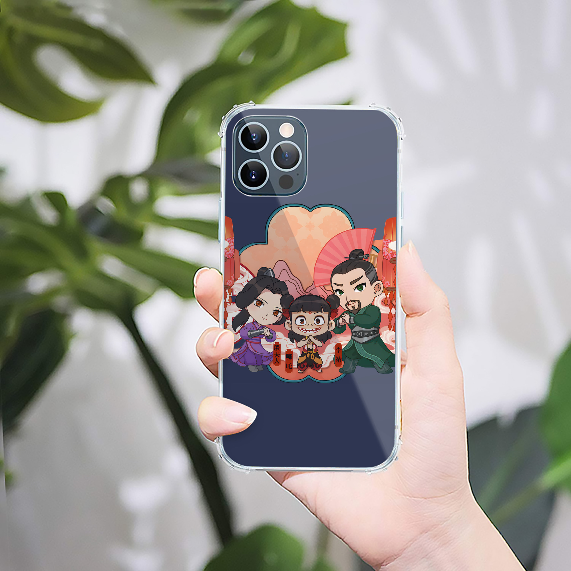 （画像用） Ne Zha 2 ナタ 魔童の大暴れ 【iPhone 12シリーズ対応】透明スマホケース（クリアソフトケース）